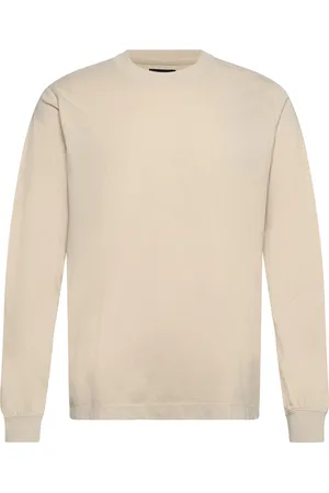 Mads Norgaard Cotton Jersey Dye Frode Tee Ls Beige