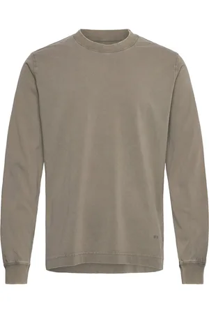 Mads Norgaard Cotton Jersey Dye Frode Tee Ls Beige