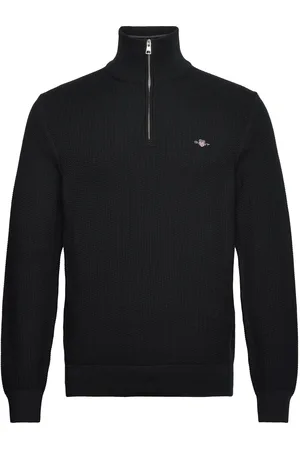 GANT Cotton Micro Textured Half Zip