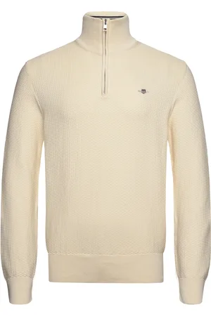 GANT Cotton Micro Textured Half Zip