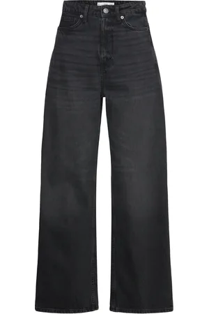 MANGO High-Waist Balloon Jeans Grey