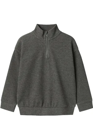 NAME IT Nmmtammes Nreg Sweat Unb Grey