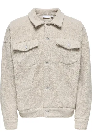 Only & Sons Onsdeacon Rlx Sherpa Overshirt Sweat Vd Cream