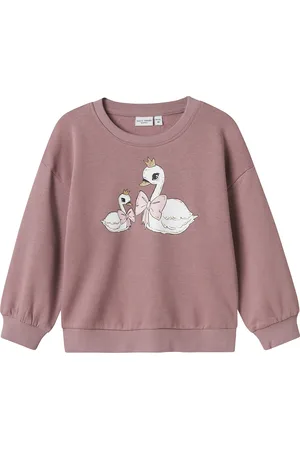 NAME IT Nmfvalona Ls Long Rlx Sweat Bru Pink
