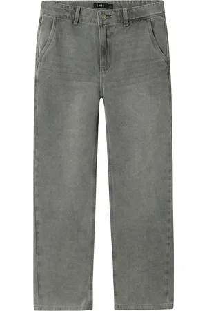 LMTD Nlmtoizza Dnm Loose Pant Noos Grey