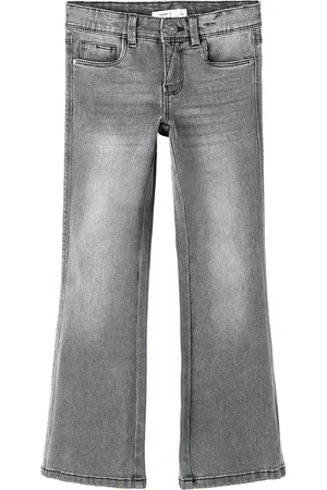 NAME IT Nkfpolly Skinny Boot Jeans 1142-Au Noos Grey