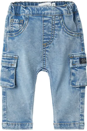 NAME IT Nbmben Baggy Cargo Jeans 2727-Yb Noos Blue