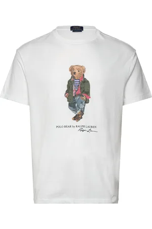 Ralph Lauren Classic Fit Polo Bear Jersey T-Shirt White