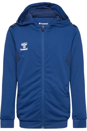 Hummel Hmlauthentic Pl Zip Hoodie Kids Blue