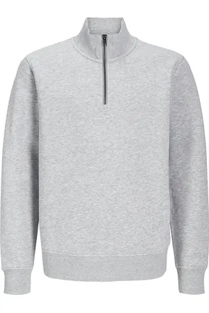 JACK & JONES Jjebradley Sweat Half Zip Noos Jnr Grey Jack & J S