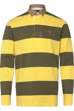 Ralph Lauren Classic Fit Khaki-Collar Rugby Shirt Khaki