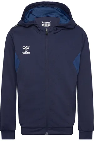 Hummel Hmlauthentic Pl Zip Hoodie Kids Blue