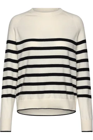 Lexington Cashmere Blend Raglan Sweater Cream