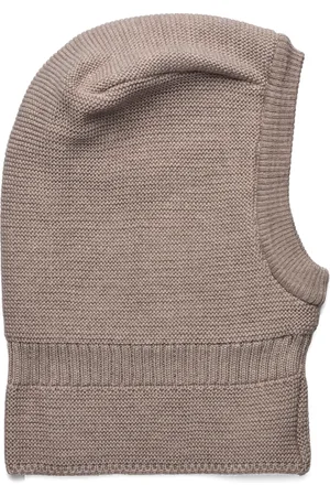 Huttelihut Balaclava Wool Knit Windstop Beige