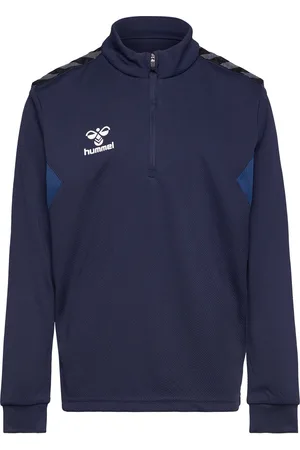 Hummel Hmlauthentic Half Zip Sweat Kids Blue