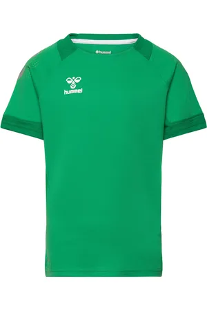 Hummel Hmllead S/S Poly Jersey Kids Green