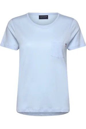 Lexington Cotton-Modal Blend Classic Tee Blue