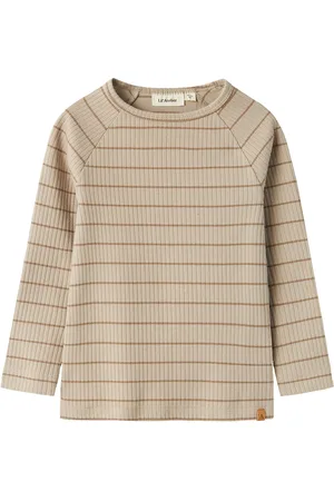 Lil Atelier Nmmkail Ls Slim Top Lil Noos Cream