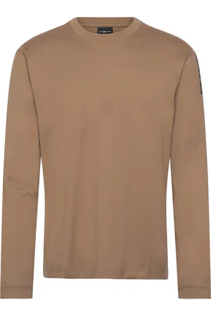 Sail Racing Race Heavy Ls Tee Brown