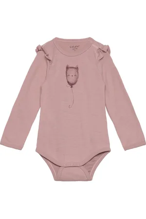 CeLaVi Body Ls, Solid W. Print Pink