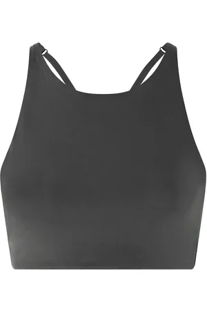 GIRLFRIEND COLLECTIVE Topanga Bra, Cross-Back Black