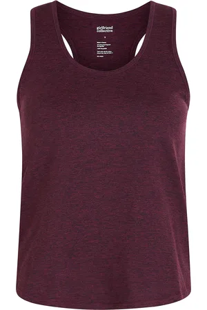 GIRLFRIEND COLLECTIVE Reset Train Relaxed Tank Purple