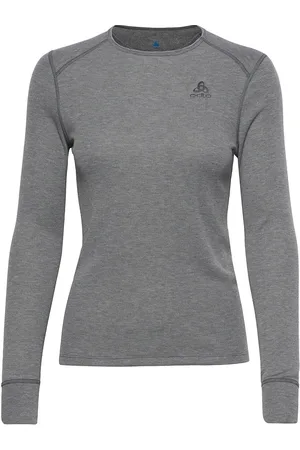 Odlo Bl Top Crew Neck L/S Active Warm Grey