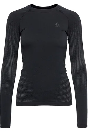 Odlo Bl Top Crew Neck L/S Performance Warm Eco Black
