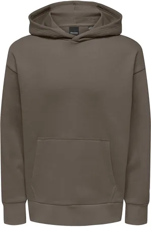 Only & Sons Onsdan Life Rlx Heavy Sweat Hoodie Noos Grey