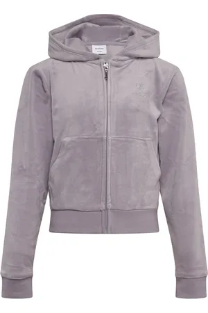 Juicy Couture Jc Diamante Zip Thru Hood Purple