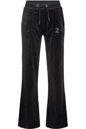 Juicy Couture Jc Diamante Wide Leg Jogger Black
