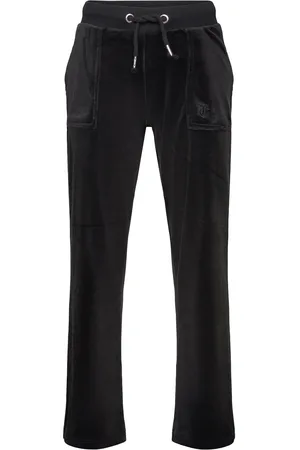 Juicy Couture Tonal Wide Leg Jogger Black