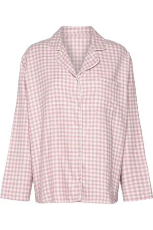 Hunkemöller Jacket Ls Check Essentials Pink