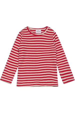 The New Tnstfro Uni L_S Rib Tee Red