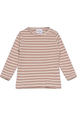 The New Tnstfro Uni L_S Rib Tee Pink