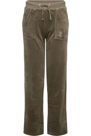 Juicy Couture Jc Diamante Wide Leg Jogger Green