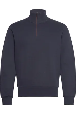 GANT Sacker Rib Half Zip Navy