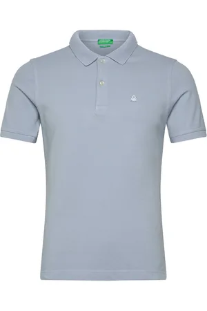 Benetton H/S Polo Shirt Blue