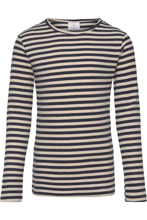 The New Tnmoore Uni L_S Rib Tee Navy