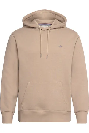 GANT Reg Shield Hoodie Beige