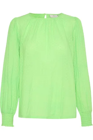 Kaffe Karoca Ls Blouse Green