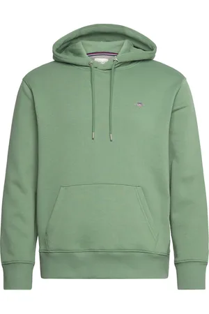 GANT Reg Shield Hoodie Green