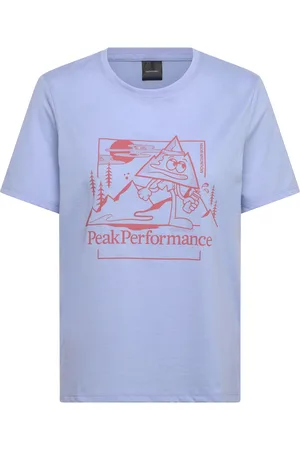 Peak Performance W Explore Graphic Tee Blue