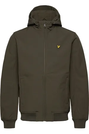 Lyle & Scott Fleece Back Softshell Jacket Green