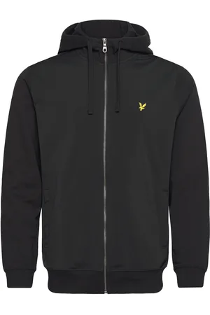 Lyle & Scott Hybrid Zip Hoodie Black