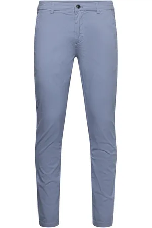 Lindbergh Superflex Chino Pants Blue