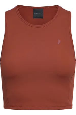 Peak Performance W Power Cropped Top Brown
