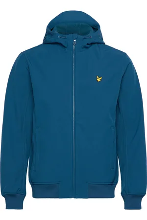 Lyle & Scott Fleece Back Softshell Jacket Blue