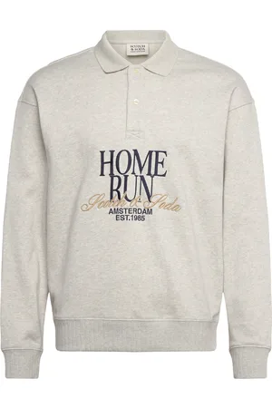 Scotch&Soda Polo Relaxed Fit Sweatshirt Grey