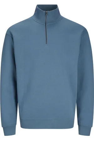 JACK & JONES Jjebradley Sweat Half Zip Noos Blue Jack & J S
